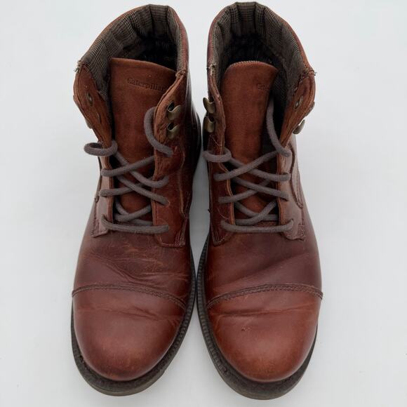 Caterpillar Men\'s Newfound Full Grain Leather Gorpcore Construction Boots 8.5 main image 8
